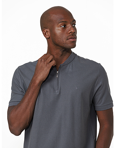 imagem de Polo Ziper Sport Grafite