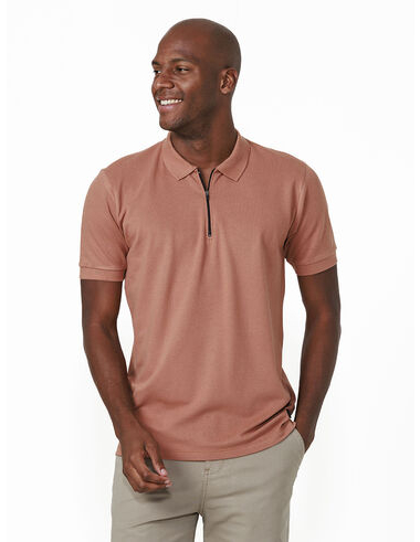 imagem de Polo Zíper Vilano Mocha