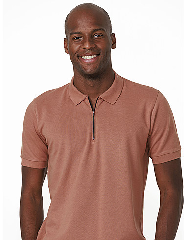 imagem de Polo Zíper Vilano Mocha