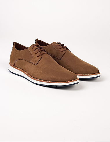 imagem de Sapato Casual Derby Nobuck Tabaco