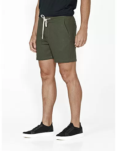 imagem de Short Chino Linen Verde Militar