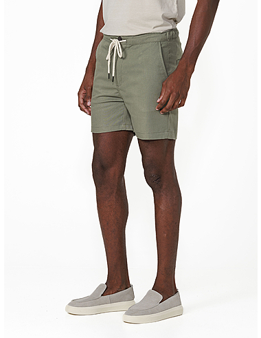 imagem de Short Chino Linho Pipa  Verde Militar