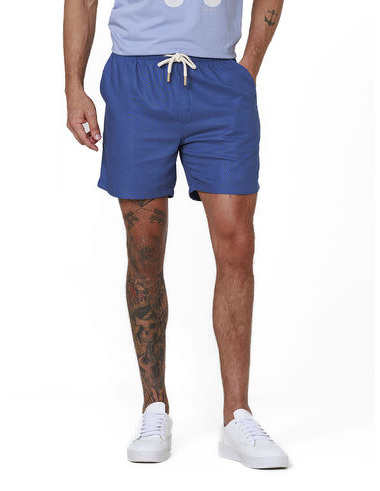 imagem de Short Linho Trancoso Azul