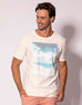 imagem do produto  T-shirt Aquarela Praia Drone