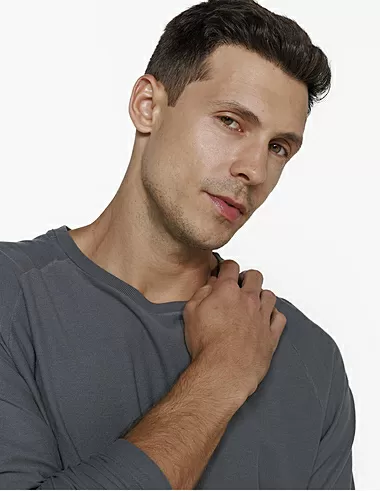 imagem de T-Shirt Malha Crepe Chumbo