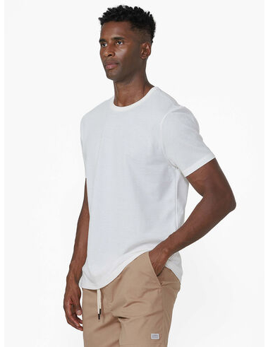 imagem de T-shirt Malha Hive Off White