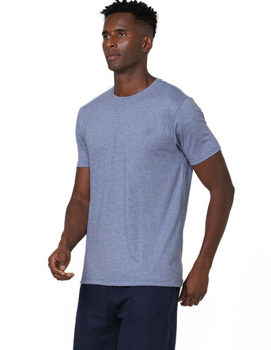 imagem de T-shirt Malha Mouline Índigo