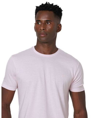 imagem de T-shirt Malha Mouline Rosa
