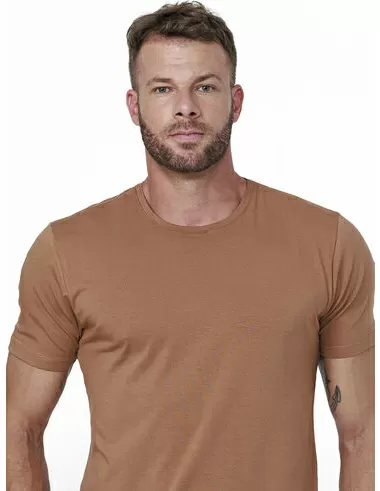imagem de T-shirt Malha Pima Winter Caramelo