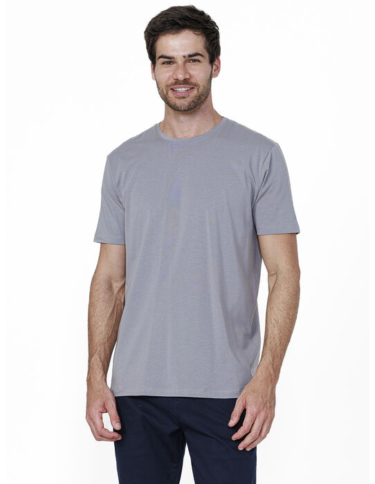 imagem de T-shirt Malha Pima Winter Cinza