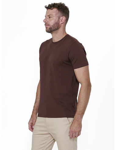 imagem de T-shirt Malha Pima Winter Marrom