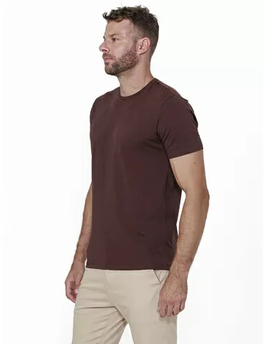 imagem de T-shirt Malha Pima Winter Marrom