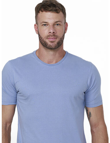 imagem de T-shirt Malha Premium Inv Azul Névoa
