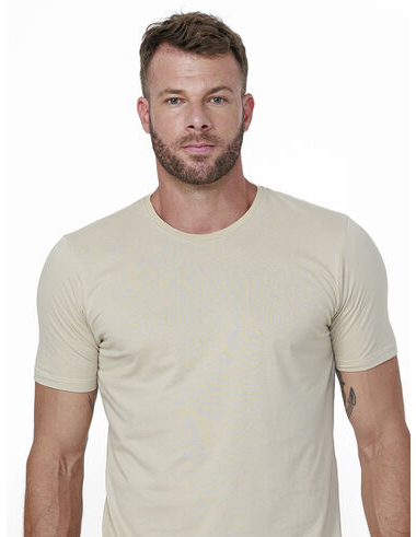 imagem de T-shirt Malha Premium Inv Bege