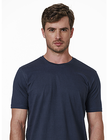 imagem de T-shirt Malha Premium Line Azul Marinho
