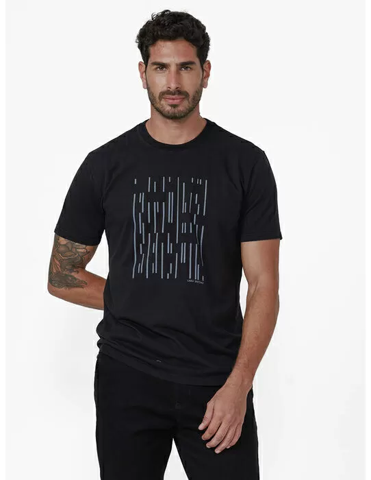 imagem do produto T-Shirt Malha Silk Graphic Bar