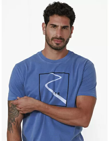 imagem de T-shirt Malha Silk Tour Azul Náutical
