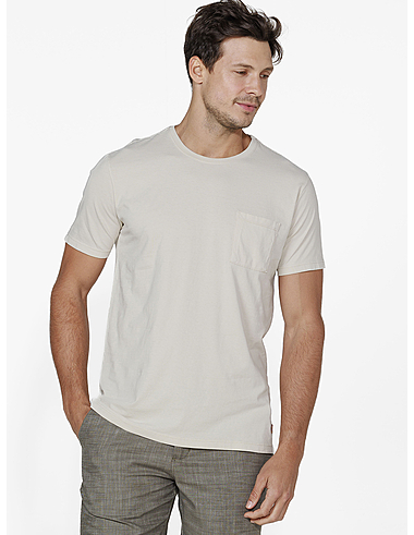 imagem de T-Shirt Malha Spot Areia