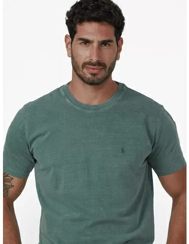 imagem de T-shirt Malha Stone LS Verde Stone