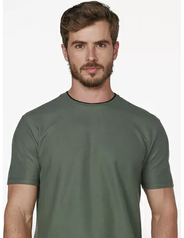 imagem de T-Shirt Malha Vogue Verde Militar
