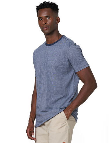 imagem de T-shirt Malha Windsor Azul Marinho