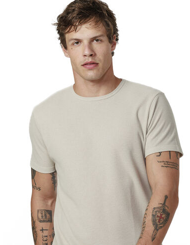 imagem de T-shirt Malha Wood Areia