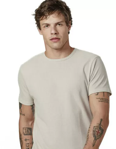 imagem de T-shirt Malha Wood Areia