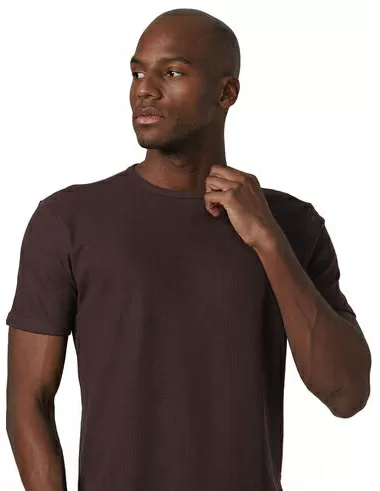 imagem de T-shirt Malha Wood Marrom