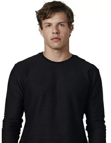 imagem de T-shirt Manga Longa Malha Jazz Preto