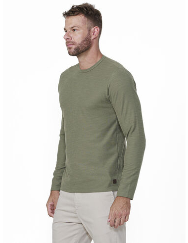 imagem de T-shirt Manga Longa Malha Strong Verde Militar