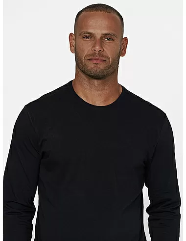 imagem de T-shirt  Manga Longa Pima  Preto