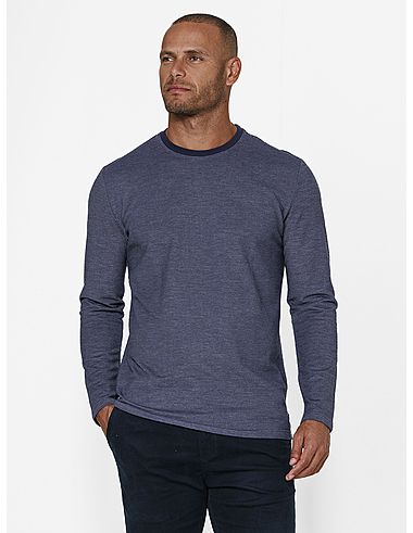 imagem de T-shirt Manga Longa Piquet Craft  Azul Marinho