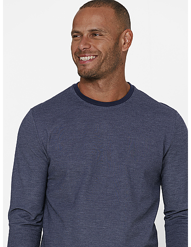 imagem de T-shirt Manga Longa Piquet Craft  Azul Marinho