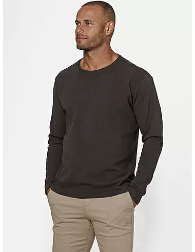 imagem de T-shirt  Manga Longa Quadril� Maxi 