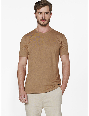 imagem de T-Shirt Mescla Jump Caramelo