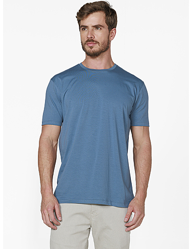 imagem de T-Shirt Pima Colors In Índigo