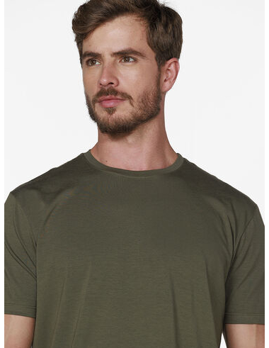 imagem de T-Shirt Pima Colors In Verde Militar