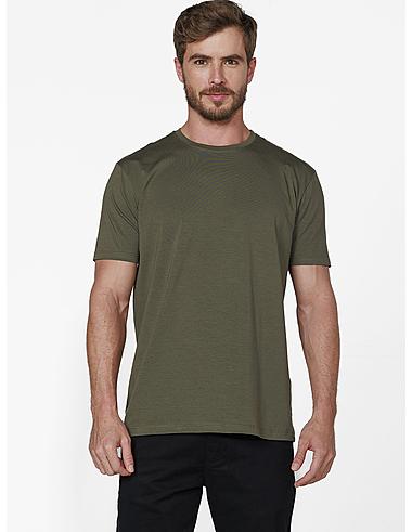 imagem de T-Shirt Pima Colors In Verde Militar