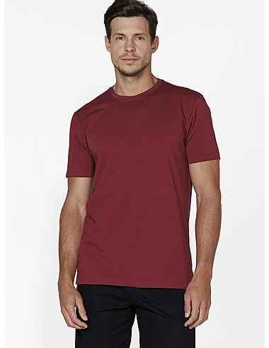 imagem de T-Shirt Pima Colors In Vinho