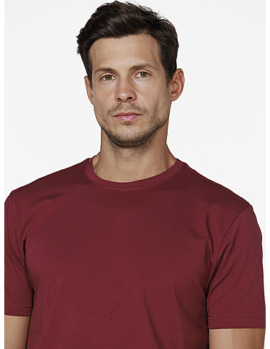 imagem de T-Shirt Pima Colors In Vinho