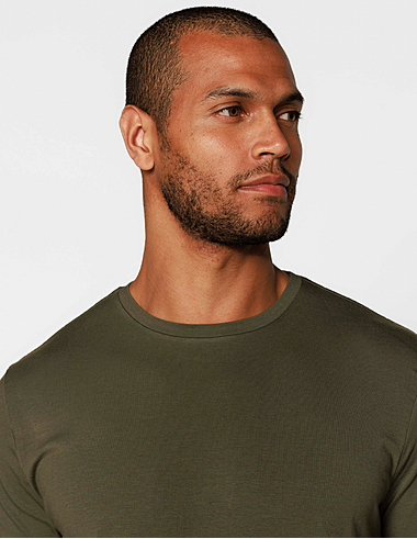 imagem de T-shirt Pima Verde Militar