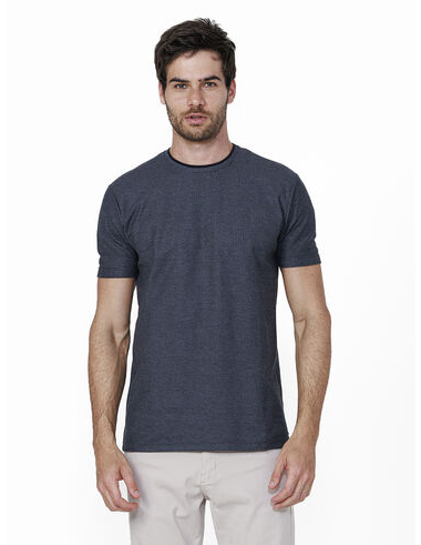 imagem de T-shirt Piquet Mônaco Chumbo Mescla