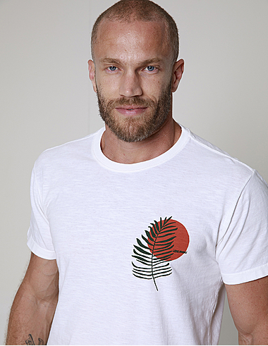 imagem de T-shirt Ramo e Sol Off White