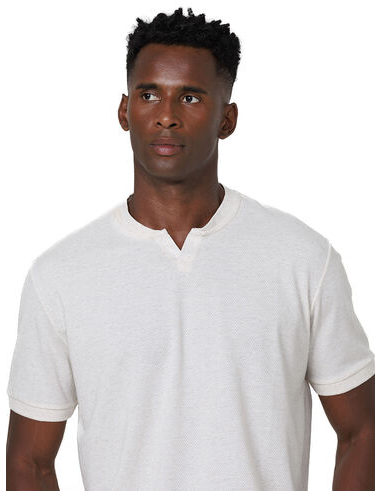 imagem de T-shirt Relax Favo Linen Linho Natural