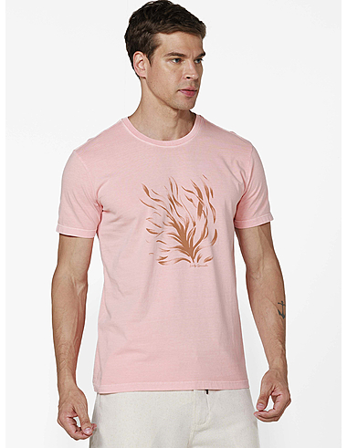 imagem de T-shirt Silk Deep Sea Salmão