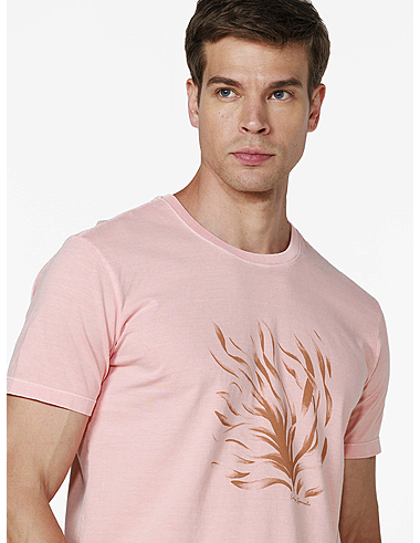 imagem de T-shirt Silk Deep Sea Salmão