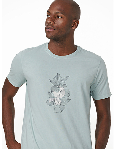imagem de T-shirt Silk Flower  Verde Claro