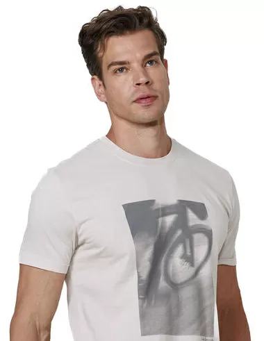 imagem de T-shirt Silk Frame Bike Areia