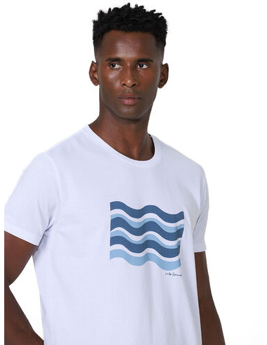 imagem de T-shirt Silk Mar Branco