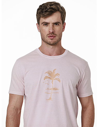 imagem de T-shirt Silk Palmeira Ros